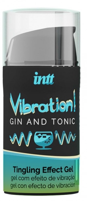 Жидкий интимный гель с эффектом вибрации Vibration! Gin   Tonic - 15 мл. - INTT - купить с доставкой в Омске