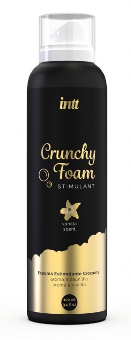 Пенка для массажа Crunchy Foam Stimulant Vanilla - 100 мл. - INTT - купить с доставкой в Омске