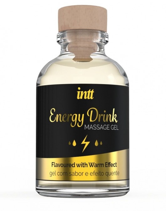 Массажный гель с согревающим эффектом Energy Drink - 30 мл. - INTT - купить с доставкой в Омске