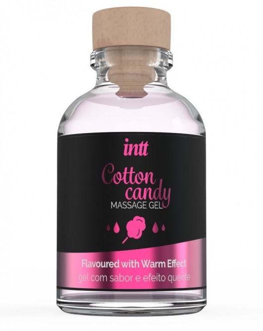 Массажный гель с согревающим эффектом Cotton Candy - 30 мл. - INTT - купить с доставкой в Омске