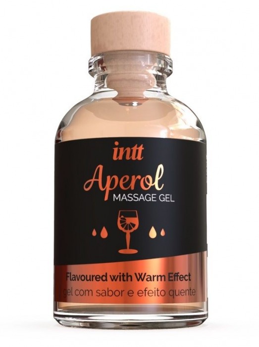 Массажный гель с согревающим эффектом Aperol - 30 мл. - INTT - купить с доставкой в Омске