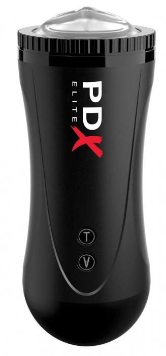 Черный автоматический мастурбатор-ротик Moto Stroker - Pipedream - в Омске купить с доставкой