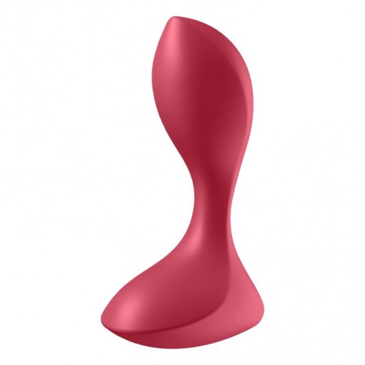 Красный вибромассажёр простаты Satisfyer Backdoor Lover - 14 см. - Satisfyer - в Омске купить с доставкой