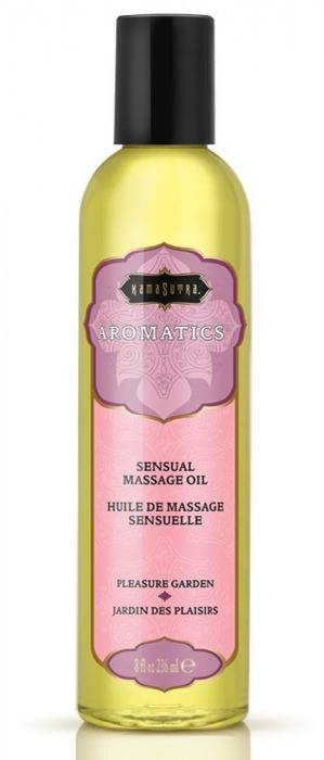 Массажное масло с цветочным ароматом Pleasure Garden - 236 мл. - Kama Sutra - купить с доставкой в Омске