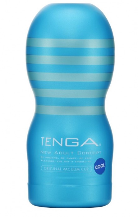 Мастурбатор с охлаждающей смазкой TENGA Original Vacuum Cup Cool - Tenga - в Омске купить с доставкой