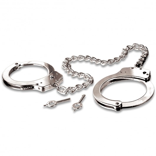 Металлические наручники Metal Leg Cuffs - Pipedream - купить с доставкой в Омске