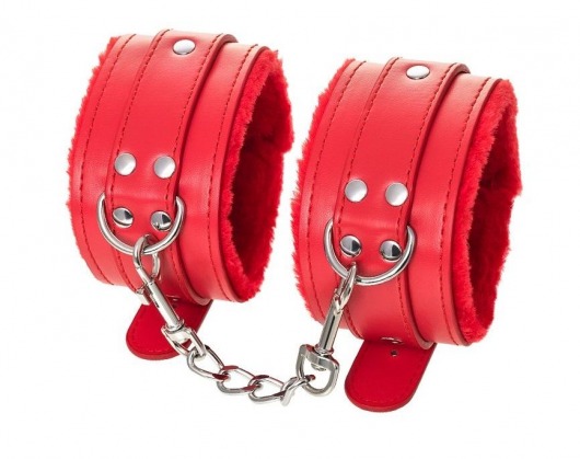 Красные оковы Anonymo из искусственной кожи - ToyFa - купить с доставкой в Омске