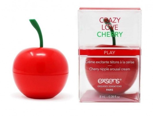 Крем для стимуляции сосков Crazy Love Cherry - 8 мл. - Exsens - купить с доставкой в Омске