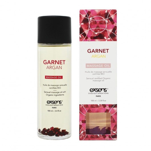 Органическое массажное масло GARNET ARGAN - 100 мл. - Exsens - купить с доставкой в Омске