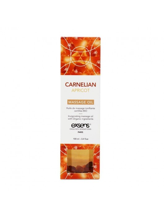 Органическое массажное масло CARNELIAN APRICOT - 100 мл. - Exsens - купить с доставкой в Омске