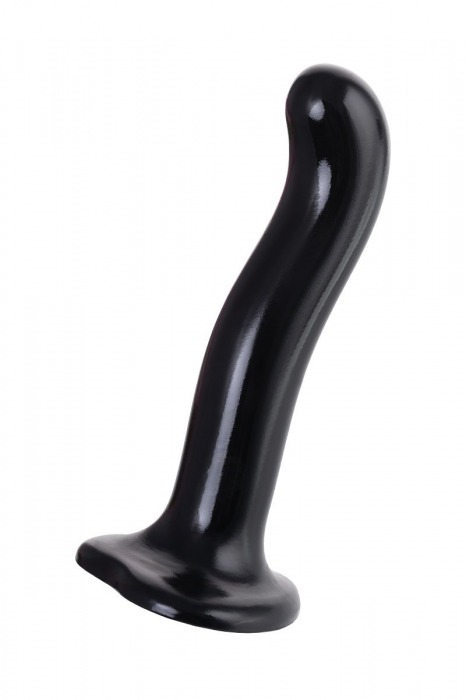 Черный стимулятор для пар P G-Spot Dildo Size M - 18 см. - Strap-on-me - в Омске купить с доставкой