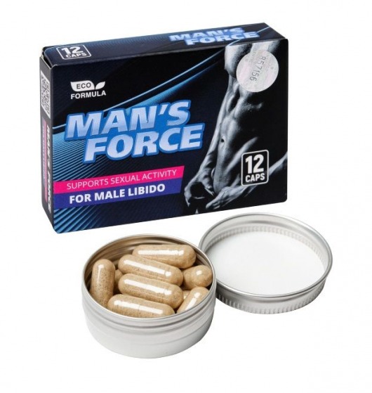 Пищевой концентрат для мужчин MANS FORCE  - 12 капсул - Sitabella - купить с доставкой в Омске