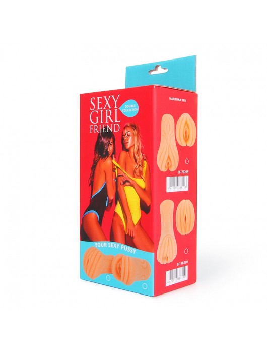 Телесный мастурбатор-вагина со складками на входе - Bior toys - в Омске купить с доставкой