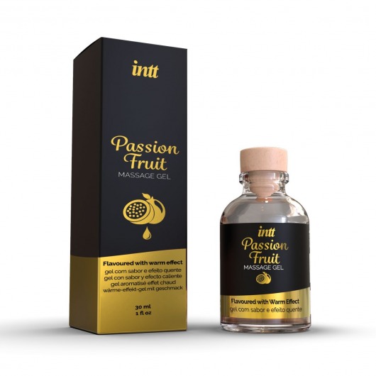 Массажный гель с ароматом маракуйи Passion Fruit - 30 мл. - INTT - купить с доставкой в Омске