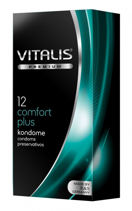 Контурные презервативы VITALIS PREMIUM comfort plus - 12 шт. - Vitalis - купить с доставкой в Омске