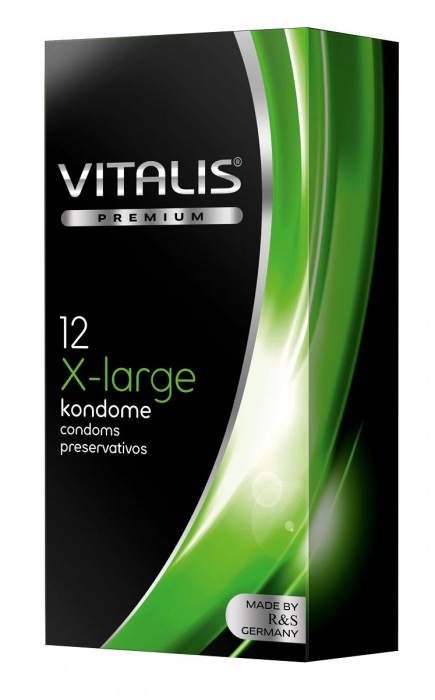 Презервативы увеличенного размера VITALIS PREMIUM x-large - 12 шт. - Vitalis - купить с доставкой в Омске