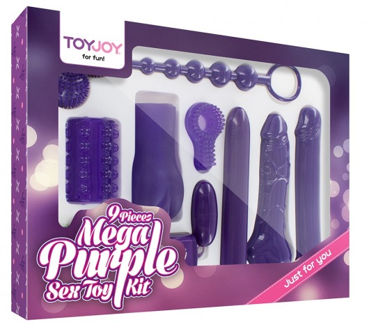 Эротический набор Toy Joy Mega Purple - Toy Joy - купить с доставкой в Омске