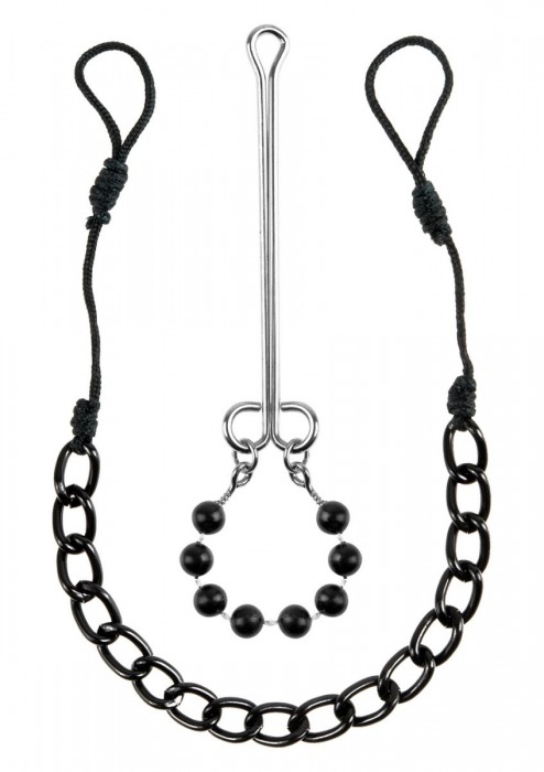Интимные украшения с бусинами NIPPLE   CLIT JEWELRY - Pipedream - купить с доставкой в Омске