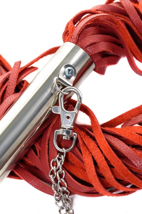 Красная кожаная плеть - ToyFa - купить с доставкой в Омске