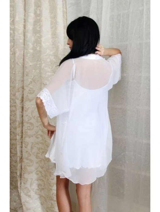 Легкий шифоновый халатик-кимоно - Felisse купить с доставкой