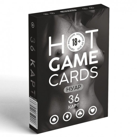 Игральные карты HOT GAME CARDS НУАР - 36 шт. - Сима-Ленд - купить с доставкой в Омске