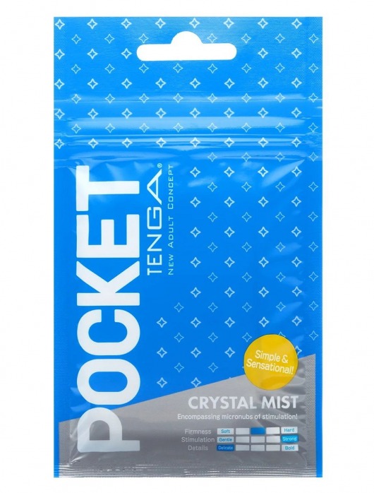 Карманный мастурбатор Crystal Mist - Tenga - в Омске купить с доставкой