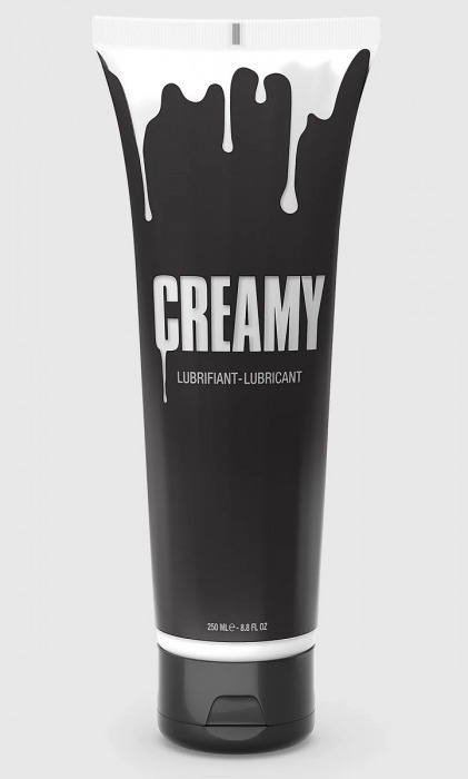 Смазка на водной основе Creamy с консистенцией спермы - 250 мл. - Strap-on-me - купить с доставкой в Омске