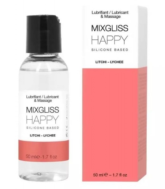 Смазка на силиконовой основе Mixgliss Happy - 50 мл. - Mixgliss - купить с доставкой в Омске