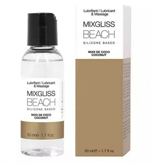 Смазка на силиконовой основе Mixgliss Beach - 50 мл. - Mixgliss - купить с доставкой в Омске