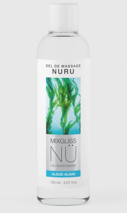 Массажный гель на водной основе Mixgliss NU Algae - 150 мл. - Mixgliss - купить с доставкой в Омске