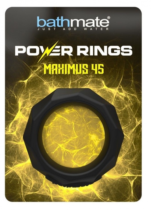 Черное эрекционное кольцо Maximus 45 - Bathmate - в Омске купить с доставкой