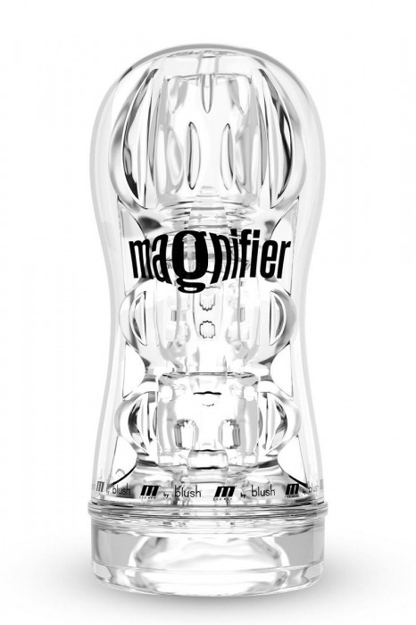 Прозрачный мастурбатор Soft and Wet Magnifier - Blush Novelties - в Омске купить с доставкой