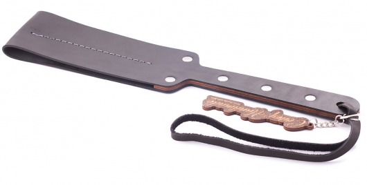 Гладкий мягкий удлиненный пэддл с заклепками - 32 см. - Crazy Handmade - купить с доставкой в Омске