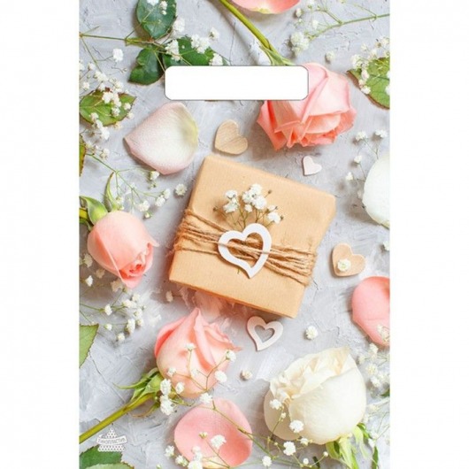 Полиэтиленовый пакет  Подарочек  с вырубной усиленной ручкой - 20 х 30 см. - Сима-Ленд - купить с доставкой в Омске