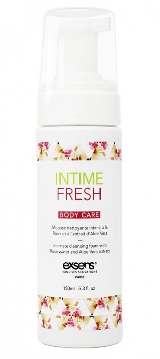 Органическая интимная очищающая пенка Intime Fresh - 150 мл. - Exsens - купить с доставкой в Омске