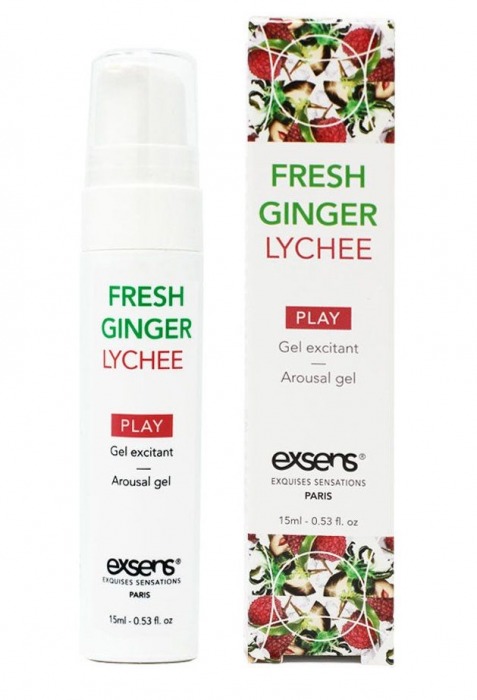 Возбуждающий гель Fresh Ginger Lychee Arousal Gel - 15 мл. - Exsens - купить с доставкой в Омске