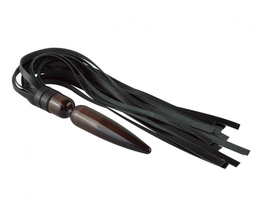 Чёрная плеть  Комета  - 60 см. - Sitabella - купить с доставкой в Омске