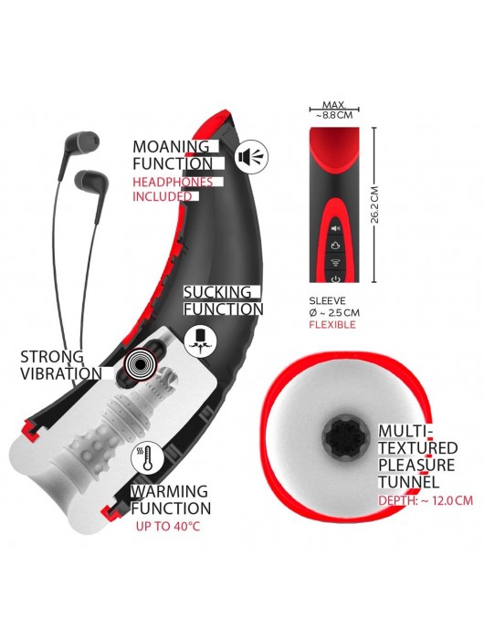 Автоматический мастурбатор WYNE 03 с подогревом - Orion - в Омске купить с доставкой