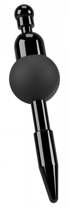 Черный уретральный вибростимулятор Vibrating Penis Plug - Orion - купить с доставкой в Омске