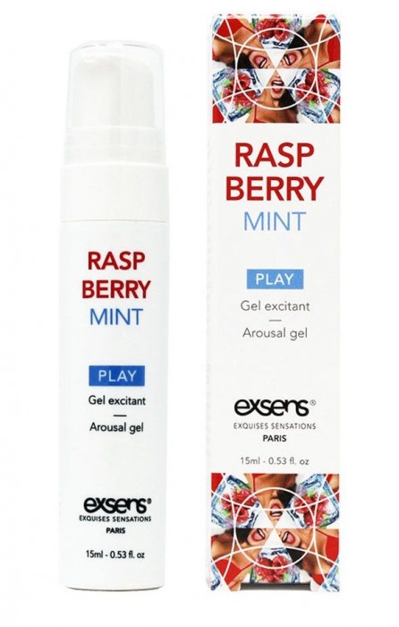 Возбуждающий гель Raspberry Mint с ароматом малины и мяты - 15 мл. - Exsens - купить с доставкой в Омске