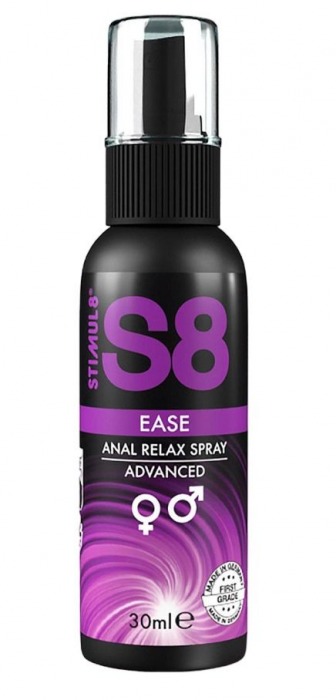 Расслабляющий анальный спрей S8 Ease Anal Relax Spray - 30 мл. - Stimul8 - купить с доставкой в Омске