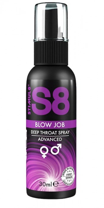Лубрикант для орального секса S8 Deep Throat Spray - 30 мл. - Stimul8 - купить с доставкой в Омске