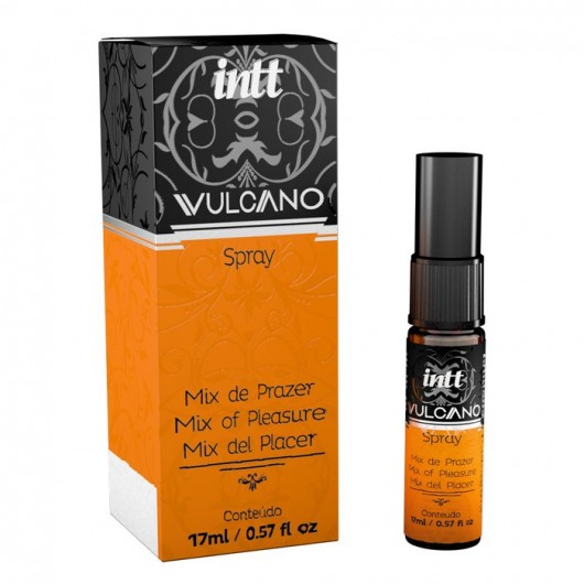 Возбуждающий спрей Vulcano - 15 мл. - INTT - купить с доставкой в Омске