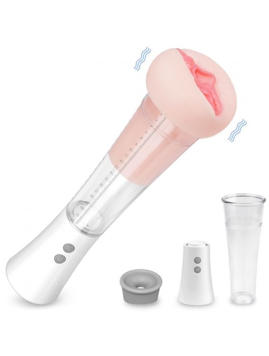 Автоматическая вакуумная помпа с реалистичной мягкой вставкой Max Kit - S-HANDE - в Омске купить с доставкой