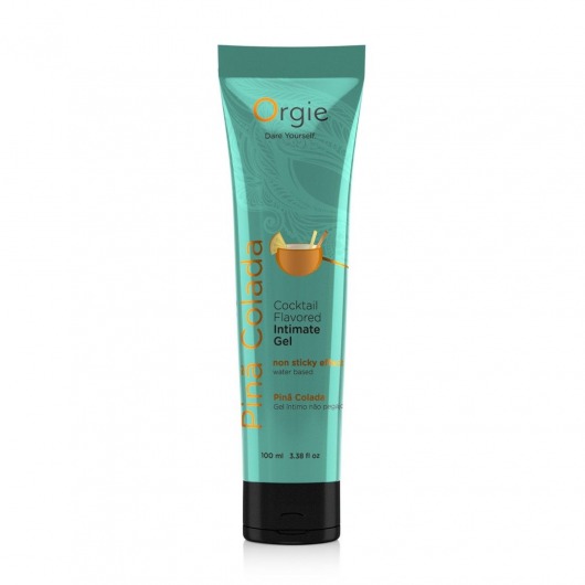 Съедобный интимный гель Orgie Lube Tube Cocktail Pina Colada - 100 мл. - ORGIE - купить с доставкой в Омске