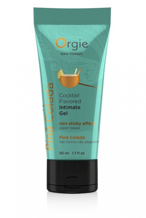 Съедобный интимный гель Orgie Lube Tube Cocktail Pina Colada - 50 мл. - ORGIE - купить с доставкой в Омске