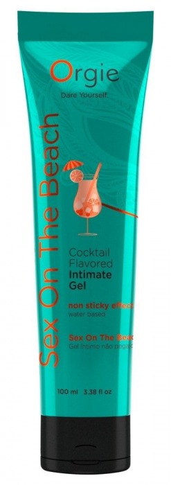Съедобный интимный гель Orgie Lube Tube Cocktail Sex On The Beach - 100 мл. - ORGIE - купить с доставкой в Омске