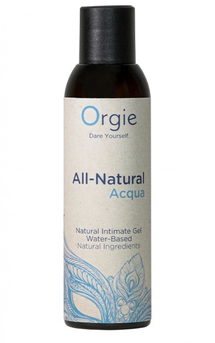 Интимный гель на водной основе Orgie All-Natural Acqua - 150 мл. - ORGIE - купить с доставкой в Омске