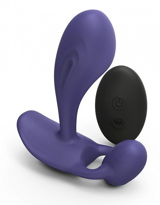 Темно-синий вибромассажер Witty P G Vibrator with Remote Control - Love to Love - в Омске купить с доставкой