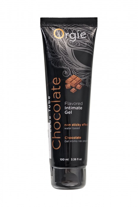 Интимный гель на водной основе Lube Tube Chocolate с шоколадным вкусом - 100 мл. - ORGIE - купить с доставкой в Омске